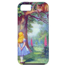 Alice and the Cheshire Cat iPhone 5 Cover