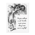 Alice and the Cheshire Cat Post Cards