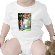 ALICE  AND THE CHESHIRE CAT TSHIRT