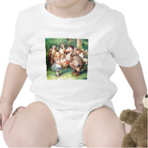 Alice and the Dodo Bird at the Caucus Race Rompers