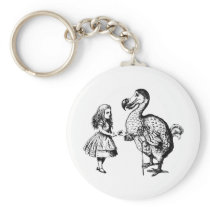 Alice and the Dodo Inked Black keychains
