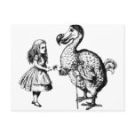 Alice and the Dodo Inked Black Post Cards