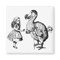 Alice and the Dodo magnets by tartanphoenix Alice and the Dodo magnets