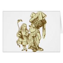 Alice and the Duchess Inked Sepia cards