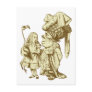 Alice and the Duchess Inked Sepia Postcards