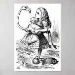 Alice and the Flamingo Poster