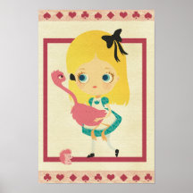 Alice and the Flamingo Poster