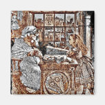 Alice and the Knitting Sheep Fridge Magnets
