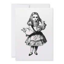 Alice and the Pig Baby Inked Black Invite