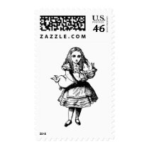 Alice and the Pig Baby Inked Black Stamps