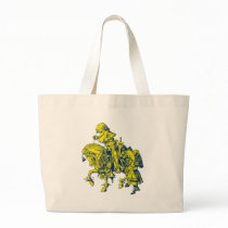 Alice and White Knight Inked Blue Yellow bags