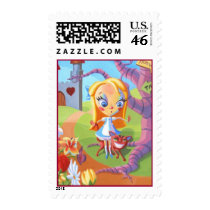 Alice and Wonderland postage