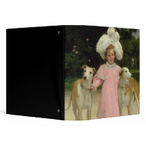 Alice Antoinette de la Mar, aged five Vinyl Binder