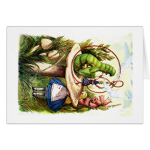 ALICE ASKS ADVICE FORM A CATERPILLAR GREETING CARD