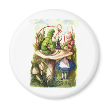 ALICE ASKS ADVICE FORM A CATERPILLAR REFRIGERATOR MAGNETS