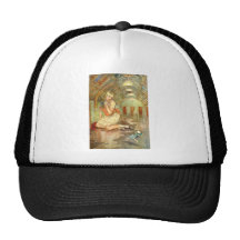 ALICE ASKS, "DOES THIS ROOM MAKE ME LOOK FAT?" HATS