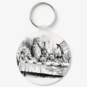 Alice at the Mad Tea Party keychains by Storybook_Quotes Alice at the Mad Tea Party keychains