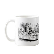 Alice at the Mad Tea Party Coffee Mugs
