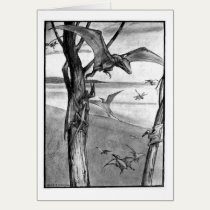 Alice B. Woodward: Flying Lizards art card cards