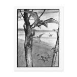 Alice B. Woodward: Flying Lizards art postcard