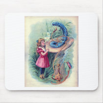 Alice & Caterpillar Mouse Pads