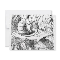Alice consults The Caterpillar invitations by marcusfaith Alice consults The Caterpillar invitations