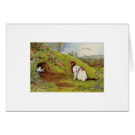 Alice Down the Rabbit Hole Greeting Cards