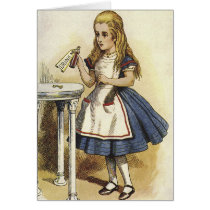 Alice Drink Me Card cards