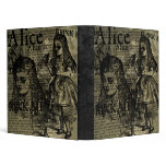 Alice Drink Me Collage Binder