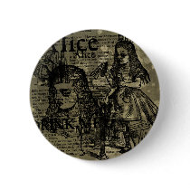 Alice Drink Me Collage buttons by opheliasart Alice Drink Me Collage buttons