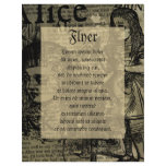 Alice Drink Me Collage flyers