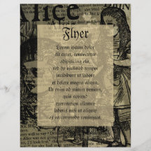 Alice Drink Me Collage Flyer Design