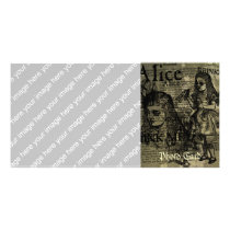 Alice Drink Me Collage Photo Card Template