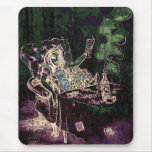 Alice Drinks Absinthe Now (negative) Mousepads