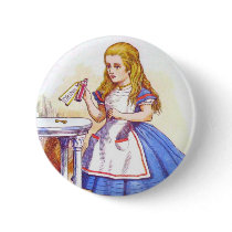 Alice Drinks Color Pinback Buttons