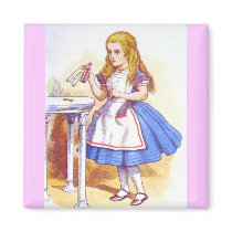 Alice Drinks Color Fridge Magnets
