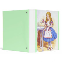 Alice Drinks in Full Color Vinyl Binders