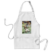 Alice Encounters A Rabbit Distraction Aprons