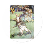 Alice Encounters a Rabbit Distraction Sticker