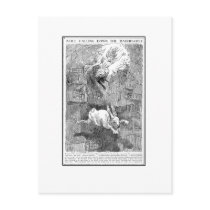 Alice Falling Down the Rabbit-Hole Postcard