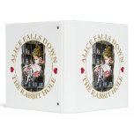 ALICE FALLS DOWN THE RABBIT HOLE VINYL BINDER