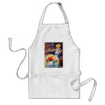 Alice Follows the Rabbit Down the Rabbit Hole aprons