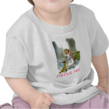 Alice Found a Key by a Bottle that said Drink Me!" T Shirt