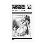 Alice Grown Big Postage Stamps