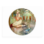 Alice Grows Large, Scaring the White Rabbit Postcards