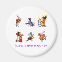 ALICE & HER FRIENDS FROM WONDERLAND MAGNET