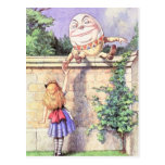 Alice & Humpty Color Post Card