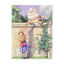 Alice & Humpty Color Post Card