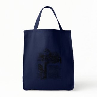 Alice Humpty Dumpty Wonderland Conversation Quote bag