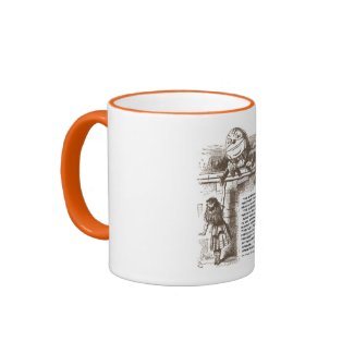 Alice Humpty Dumpty Wonderland Conversation Quote mug